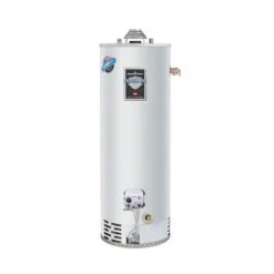 BRADFORD WHITE 50 GALLON 40MBH RESIDENTIAL GAS (NATURAL) ATMOSPHERIC VENT WATER HEATER 60-1/2"H X 22"W RG250T6N