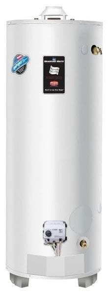 BRADFORD WHITE 75 GALLON 76MBH RESIDENTIAL GAS (NATURAL) ATMOSPHERIC VENT WATER HEATER 62-3/8"H X 26"W RG275H6N