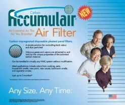 20x20x1 BDP® Carbon MERV 8 Replacement Filter