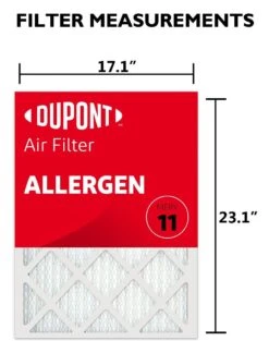 17.5x23.5x1 (17.1 X 23.1) DuPont™ Allergen Air Filter (MERV 11) 7 17.5x23.5x1 (17.1 X 23.1) DuPont™ Allergen Air Filter (MERV 11) -Home Equipment Shop da17.5x23.5n