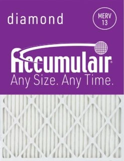 24x36x2 (23.5x35.5x1.75) Accumulair Diamond Filter MERV 13
