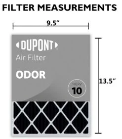 10x14x1 (9.5 X 13.5) DuPont™ Odor Air Filter (MERV 10) -Home Equipment Shop do10x14x1