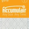 20x30x0.5 (19.5x29.5x0.5) Accumulair Gold Filter MERV 8