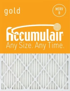 24x25x4 (Actual Size) Accumulair Gold Filter MERV 8