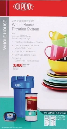 DuPont® Universal Heavy Duty Whole House Filtration System HD1300 Series 3 DuPont® Universal Heavy Duty Whole House Filtration System HD1300 Series
