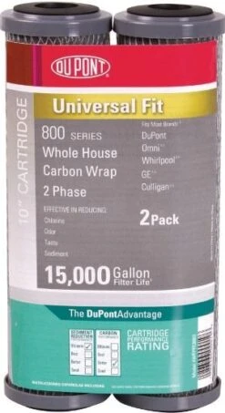 Universal Carbon Wrap DuPont® Water Filter Cartridge PFC8002 (2 Pack)