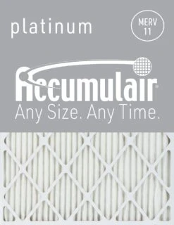 21x22x1 (Actual Size) Accumulair Platinum Filter MERV 11